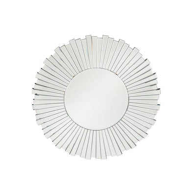 Pacific Lifestyle Mirrors Mirrored Glass Starburst Round Wall Mirror House of Isabella UK