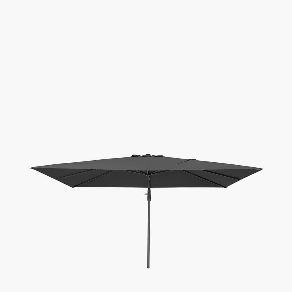Pacific Lifestyle Outdoors Challenger T2 3.5 x 2.6m Oblong Anthracite Parasol House of Isabella UK