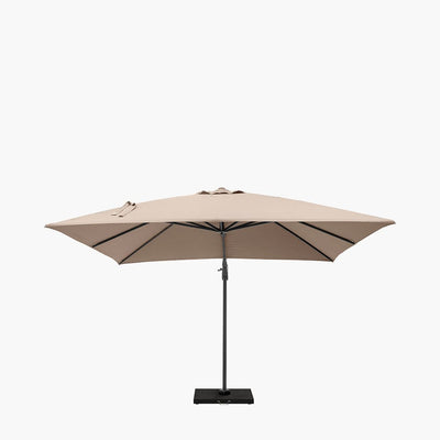 Pacific Lifestyle Outdoors Challenger T2 3m Square Taupe Parasol House of Isabella UK