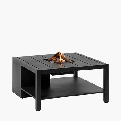 Pacific Lifestyle Outdoors Cosiflow 100 Square Anthracite Fire Pit Table House of Isabella UK