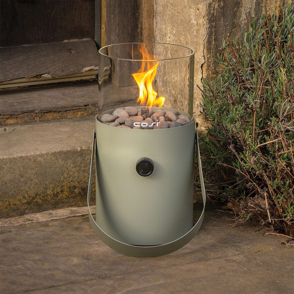 Pacific Lifestyle Outdoors Cosiscoop Green Fire Lantern House of Isabella UK