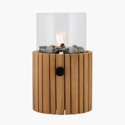 Pacific Lifestyle Outdoors Cosiscoop Timber Round Fire Lantern House of Isabella UK