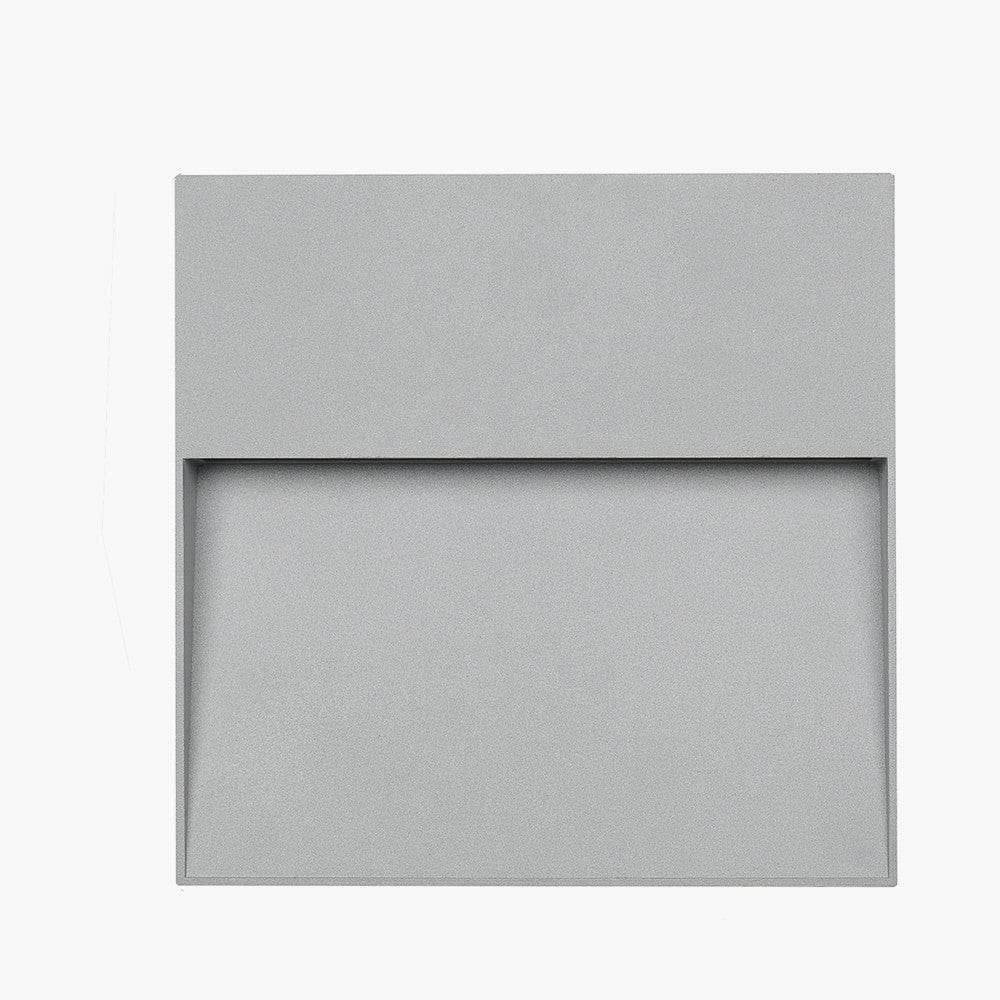Pacific Lifestyle Outdoors Elysium Grey Square Diffused Outdoor Wall Light House of Isabella UK