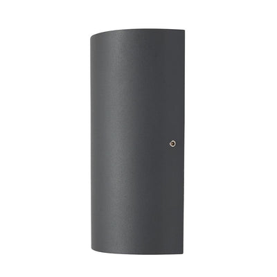 Pacific Lifestyle Outdoors Hydra Dark Grey Metal Rounded Outdoor Dual Wall Light House of Isabella UK