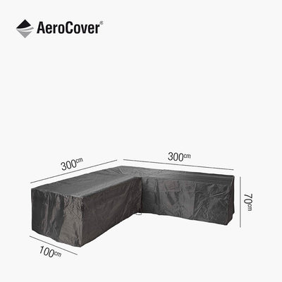 Pacific Lifestyle Outdoors Lounge Set Aerocover L-Shape 300 x 300 x 100 x 70 House of Isabella UK