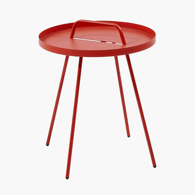 Pacific Lifestyle Outdoors Red Metal Rio Table House of Isabella UK