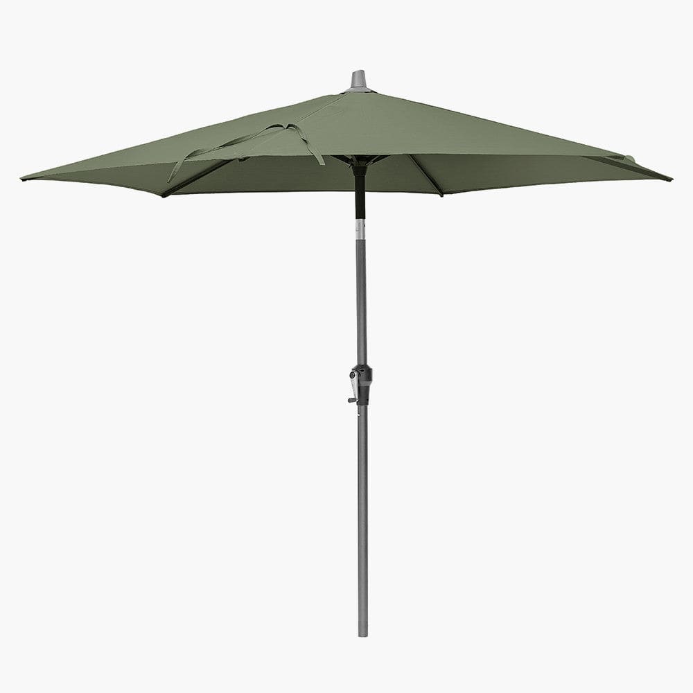 Pacific Lifestyle Outdoors Riva 2.5m Round Olive Parasol House of Isabella UK