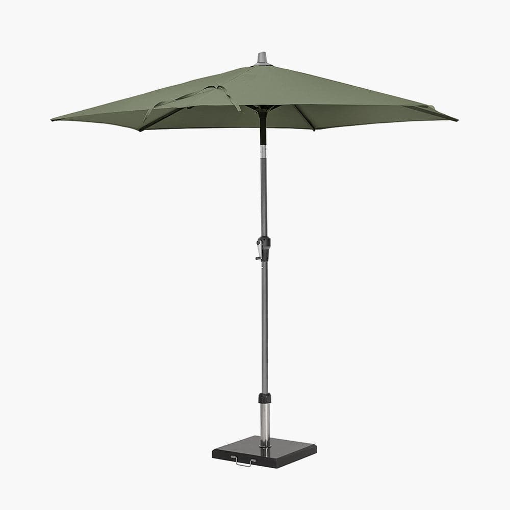 Pacific Lifestyle Outdoors Riva 2.5m Round Olive Parasol House of Isabella UK