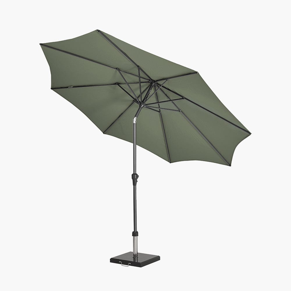 Pacific Lifestyle Outdoors Riva 3m Round Olive Parasol House of Isabella UK