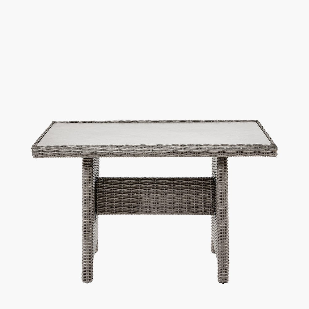 Pacific Lifestyle Outdoors Slate Grey Barbados Compact Corner Set with Ceramic Top House of Isabella UK