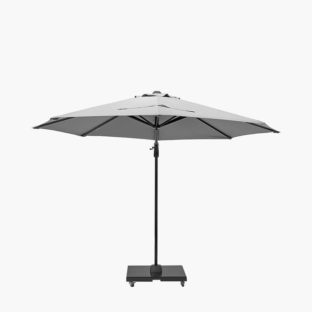 Pacific Lifestyle Outdoors Voyager T1 3m Round Luna Grey Parasol House of Isabella UK