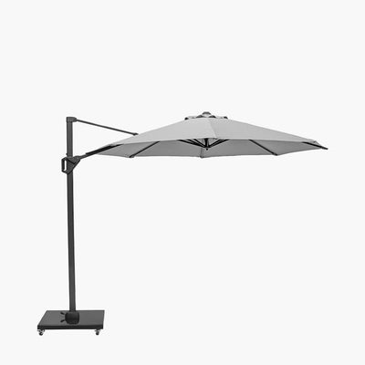 Pacific Lifestyle Outdoors Voyager T1 3m Round Luna Grey Parasol House of Isabella UK