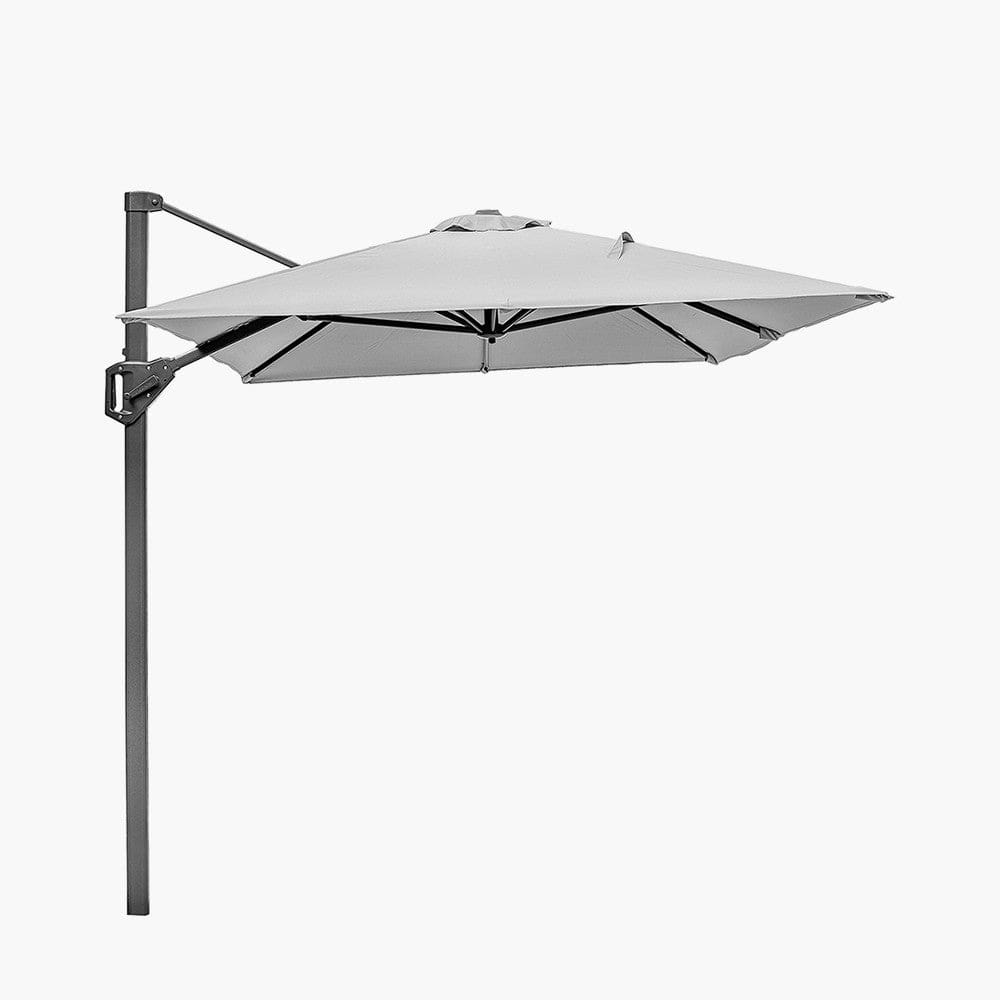 Pacific Lifestyle Outdoors Voyager T1 3m x 2m Oblong Luna Grey Parasol House of Isabella UK