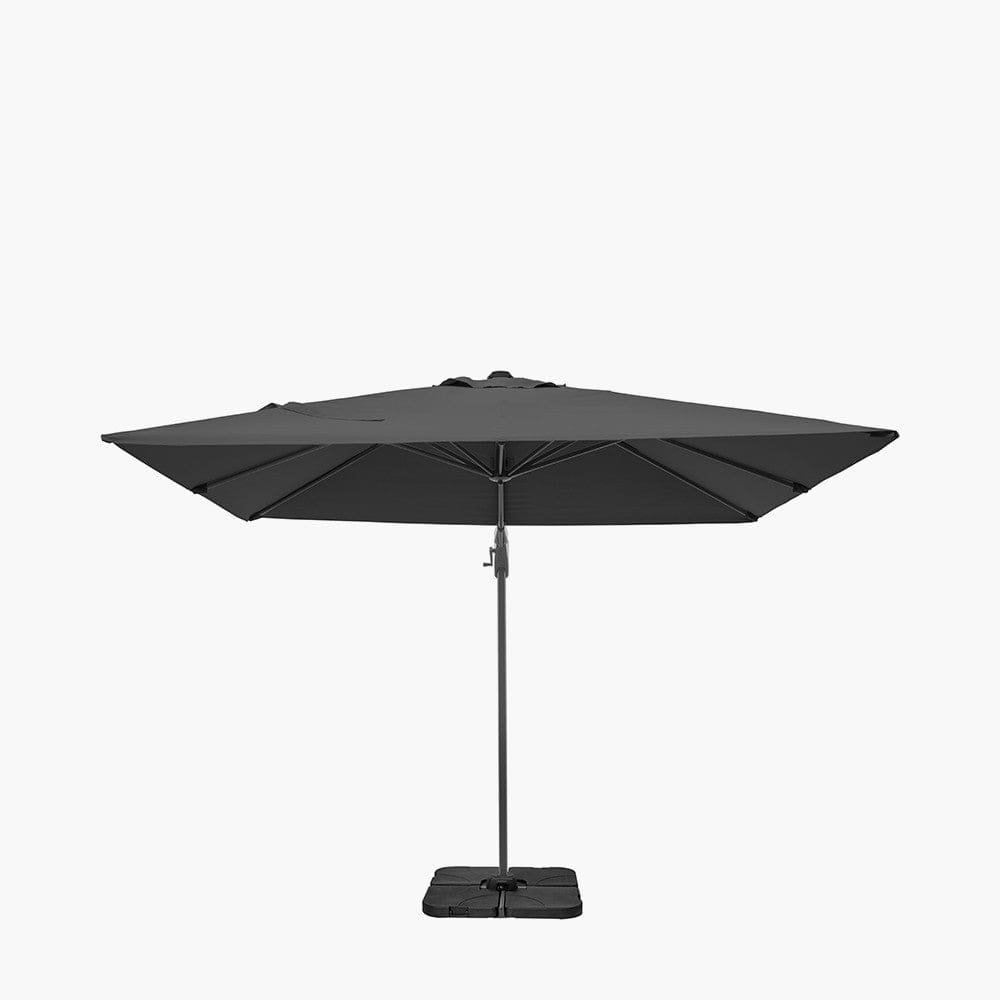 Pacific Lifestyle Outdoors Voyager T2 2.7m Square Anthracite Parasol House of Isabella UK