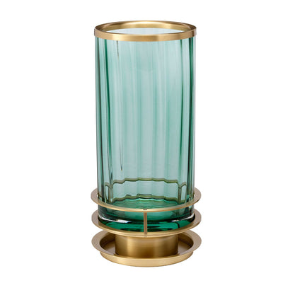 Quintessentiale Lighting Arno Table Lamp - Green - Aged Brass House of Isabella UK