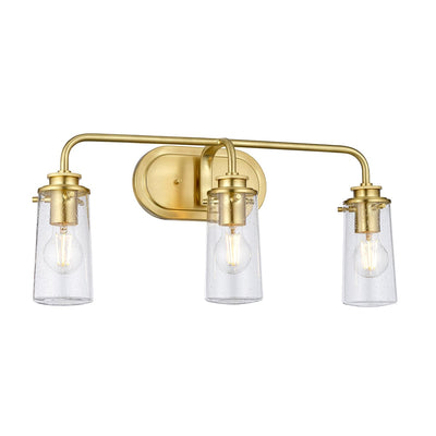 Quintessentiale Lighting Braelyn 3 Light Wall Light - Brushed Brass House of Isabella UK