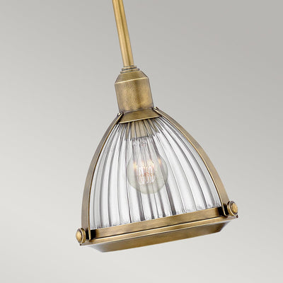 Quintessentiale Lighting Elroy 1 Light Pendant - Heritage Brass House of Isabella UK