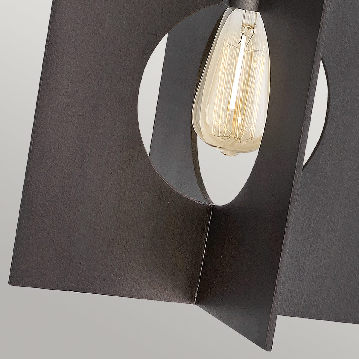Quintessentiale Lighting Ludlow 1 Light Pendant - Brushed Graphite House of Isabella UK