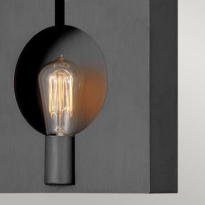 Quintessentiale Lighting Ludlow 1 Light Wall Light - Brushed Graphite House of Isabella UK
