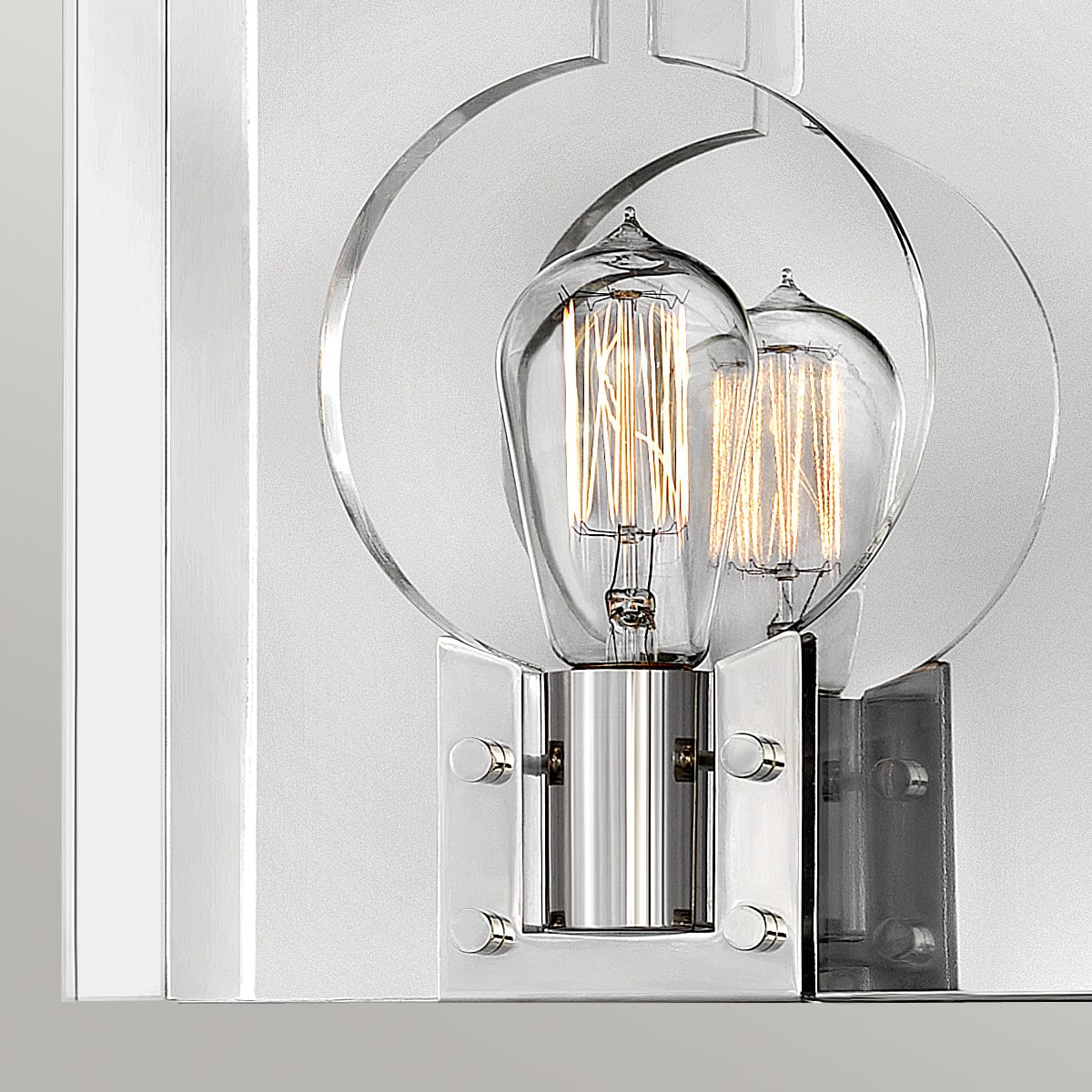 Quintessentiale Lighting Ludlow 1 Light Wall Light  - Polished Nickel House of Isabella UK