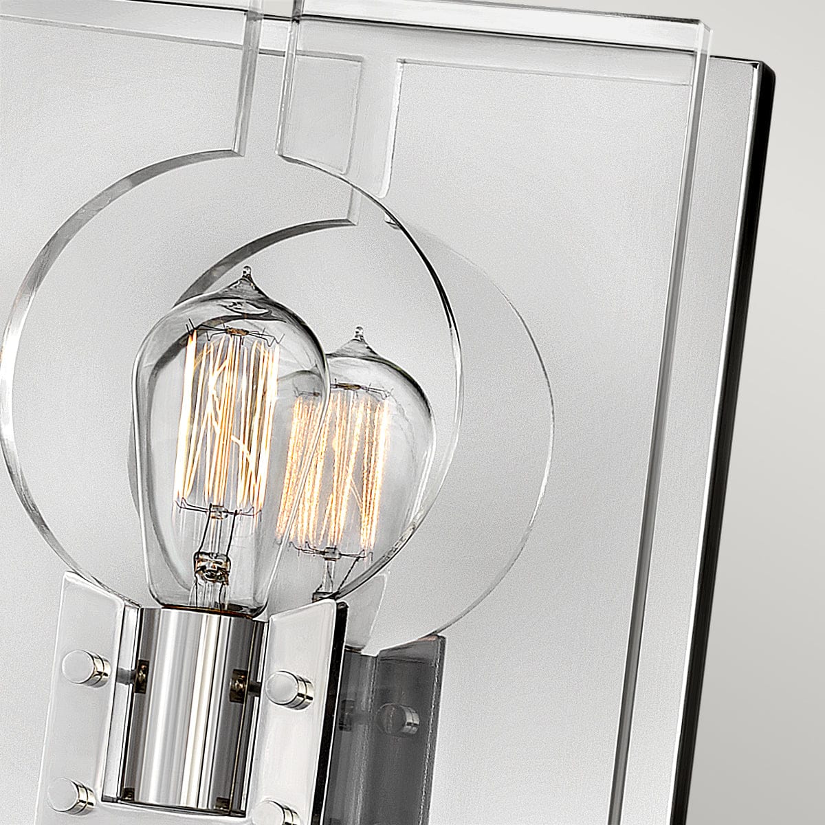 Quintessentiale Lighting Ludlow 1 Light Wall Light  - Polished Nickel House of Isabella UK