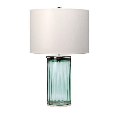 Quintessentiale Lighting Reno Table Lamp - Green - Polished Nickel House of Isabella UK