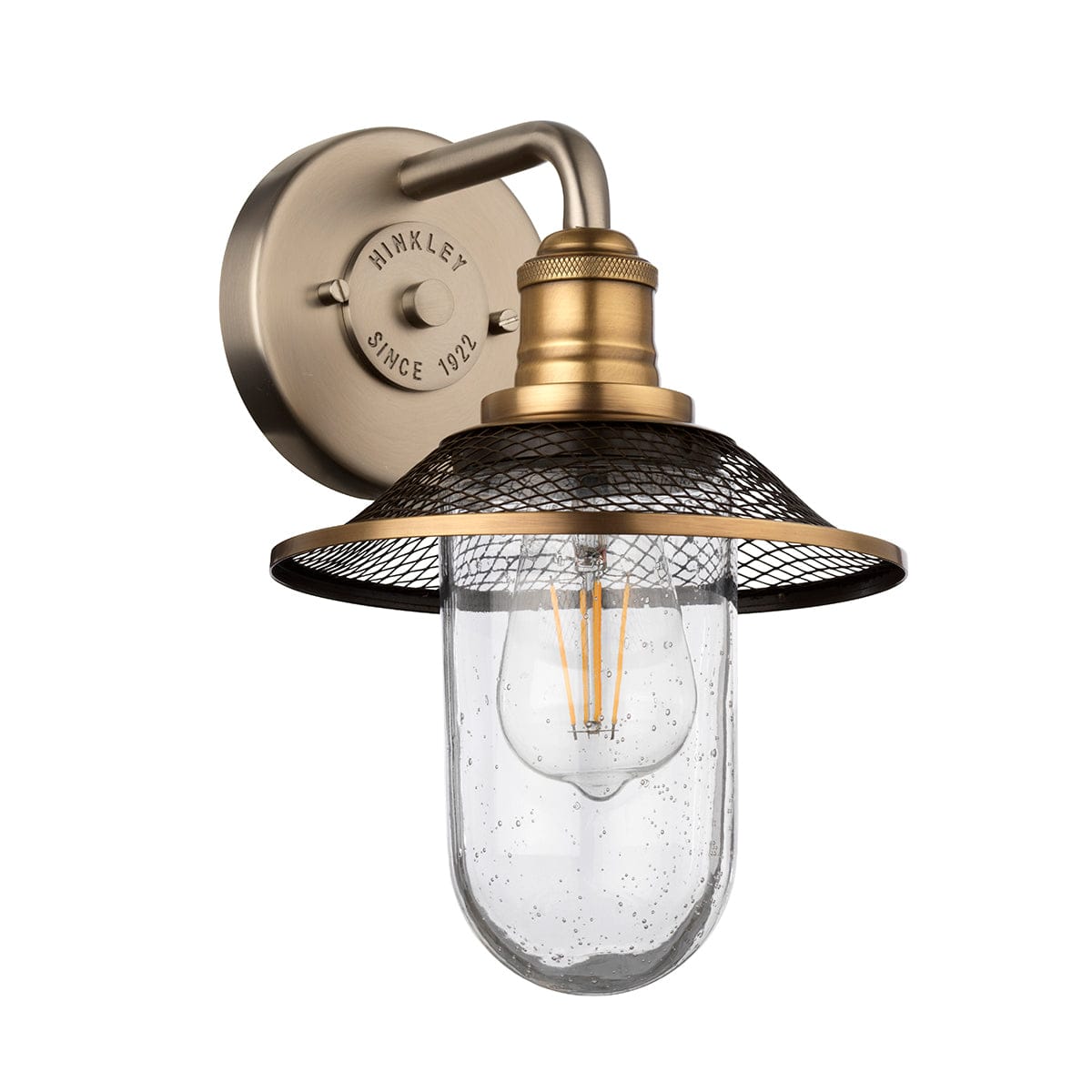 Quintessentiale Lighting Rigby 1 Light Wall Light - Antique Nickel House of Isabella UK