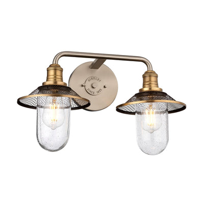 Quintessentiale Lighting Rigby 2 Light Wall Light - Antique Nickel House of Isabella UK