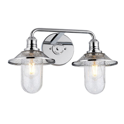 Quintessentiale Lighting Rigby 2 Light Wall Light - Polished Chrome House of Isabella UK