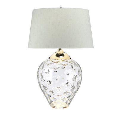 Quintessentiale Lighting Samara Large Table Lamp - Clear House of Isabella UK