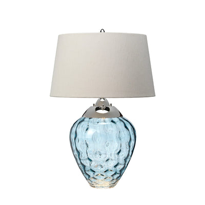 Quintessentiale Lighting Samara Table Lamp - Light Blue House of Isabella UK