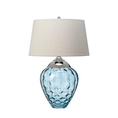 Quintessentiale Lighting Samara Table Lamp - Light Blue House of Isabella UK