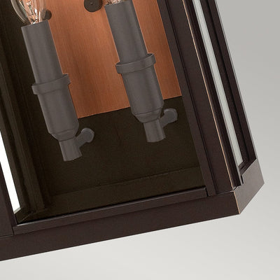 Quintessentiale Lighting Sutcliffe 2 Light Wall Lantern - Oil Rubbed Bronze House of Isabella UK