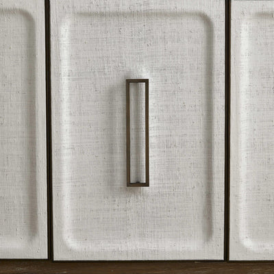 Black Label White Linen 3 Door Cabinet