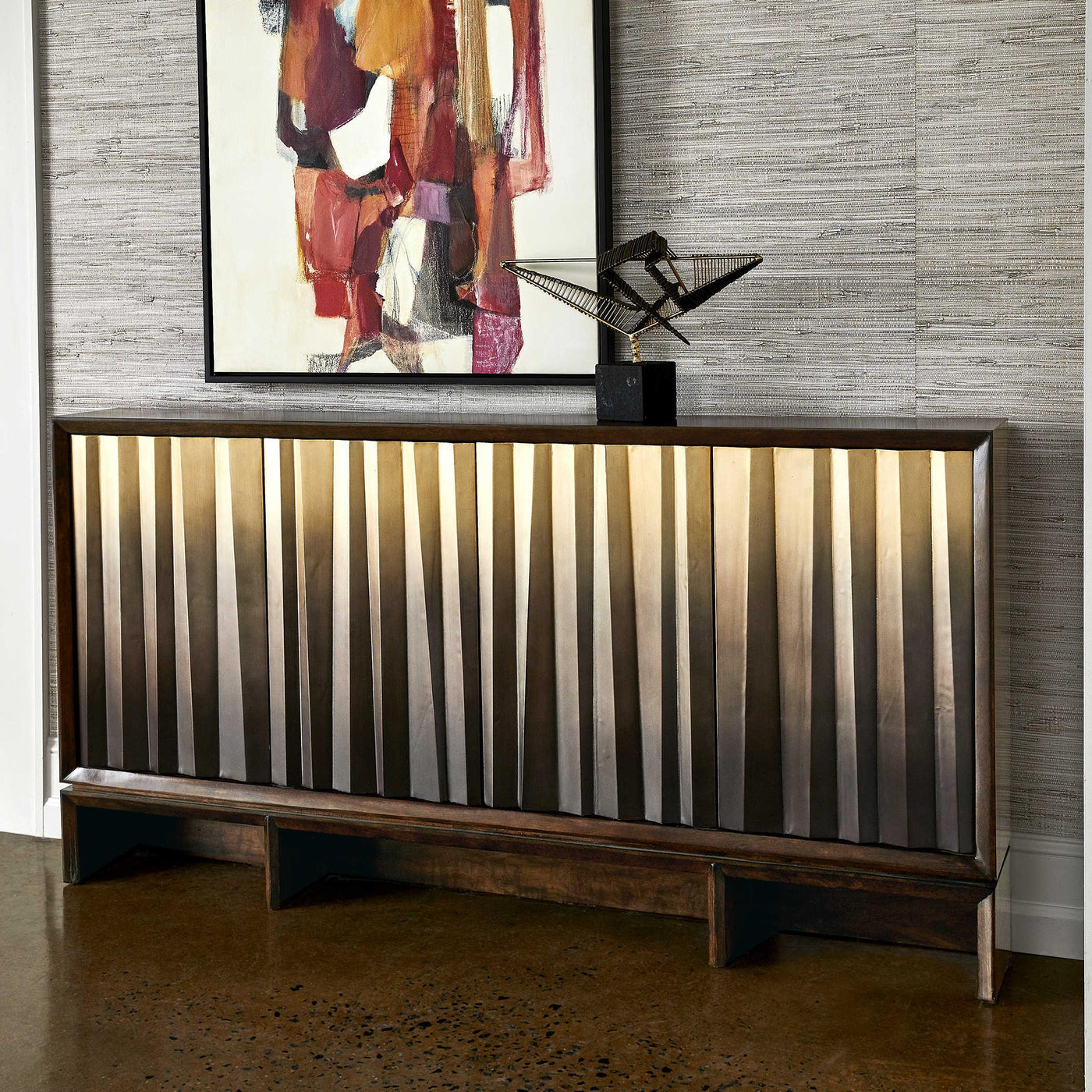 Black Label Ombre Luster Console Table