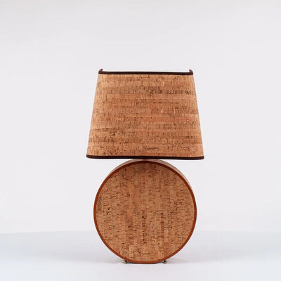 Ralf Parabolic Lamp Leather and Cork