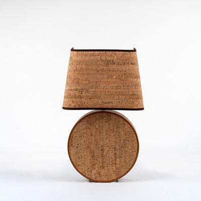 Ralf Round Lamp Leather and Cork