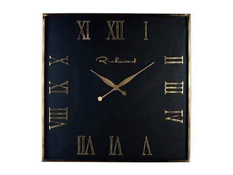 Richmond Interiors Accessories Clock Derial square gold House of Isabella UK