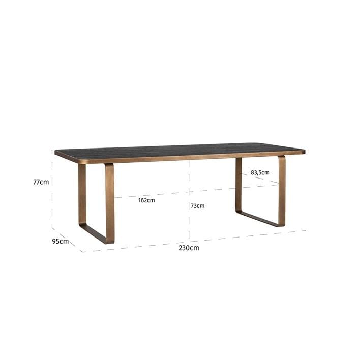 Richmond Interiors Dining Dining table Hunter 230 House of Isabella UK