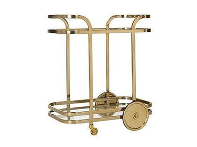 Richmond Interiors Dining Trolley X.O. gold House of Isabella UK