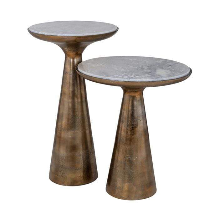 Richmond Interiors Living End table Ethan 38Ø brushed gold House of Isabella UK