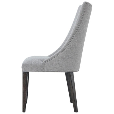 Theodore Alexander Dining Ta Studio Adele Grey Upholstered Dining Chair in Matrix Pewter House of Isabella UK