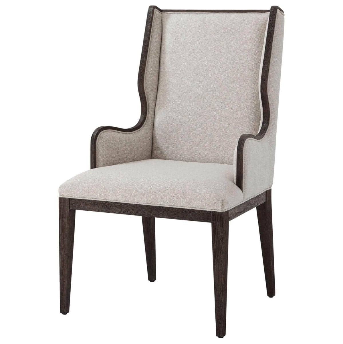Theodore Alexander Dining Ta Studio Della Dining Chair with Arms in Kendal Linen House of Isabella UK