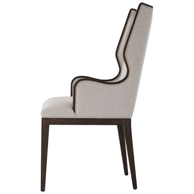 Theodore Alexander Dining Ta Studio Della Dining Chair with Arms in Kendal Linen House of Isabella UK