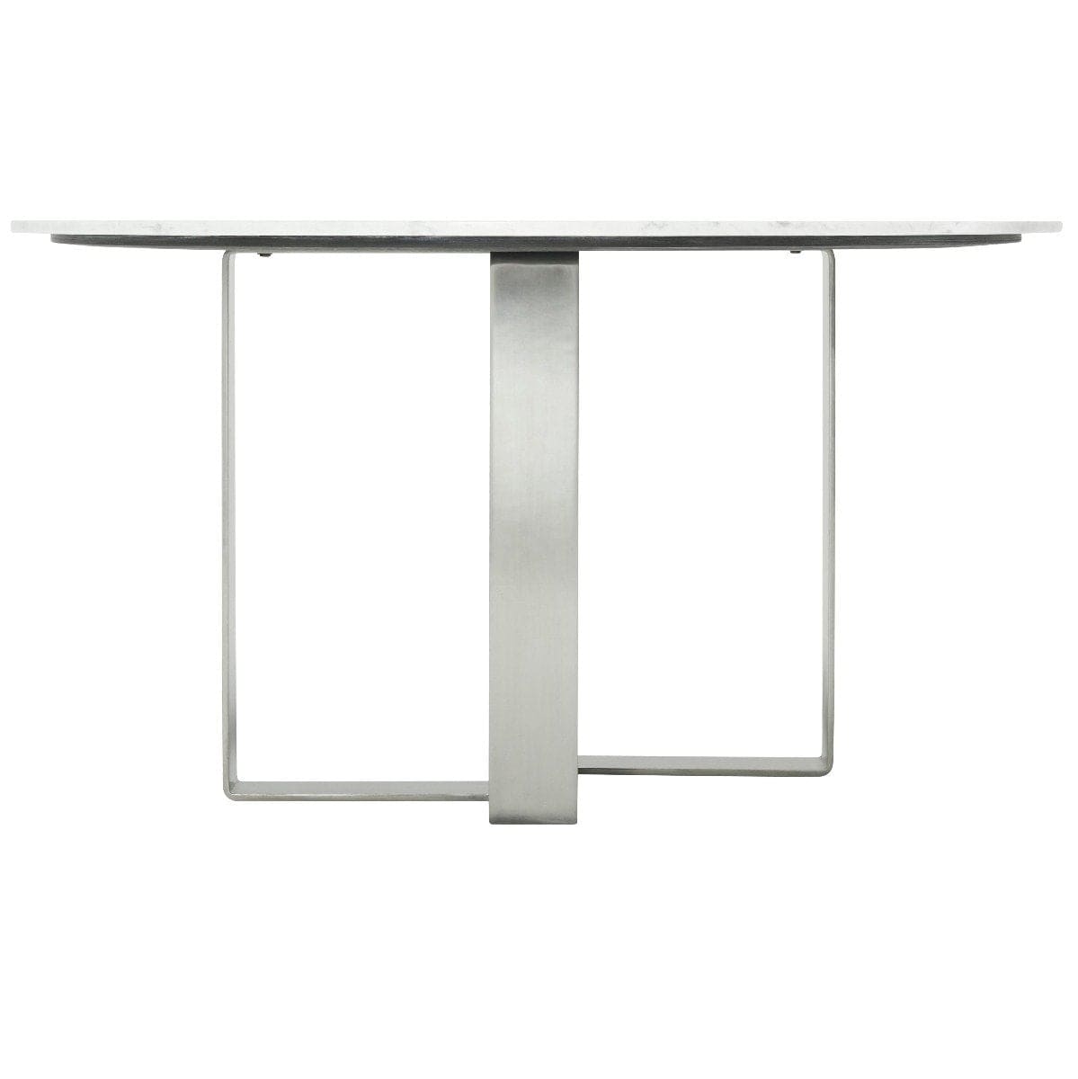 Theodore Alexander Dining Ta Studio Round Marble Dining Table Adley in Gunmetal House of Isabella UK