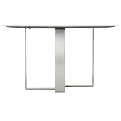 Theodore Alexander Dining Ta Studio Round Marble Dining Table Adley in Gunmetal House of Isabella UK
