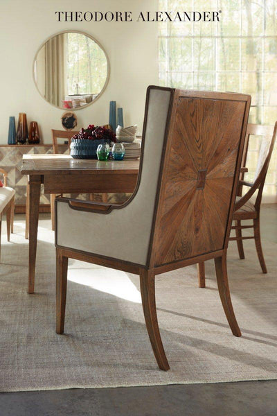 Theodore Alexander Dining Theodore Alexander Aston Dining Armchair in Vegas Natural House of Isabella UK