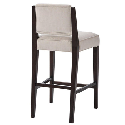 Theodore Alexander Dining Theodore Alexander Finn Upholstered Bar Stool in Galactus Oyster House of Isabella UK