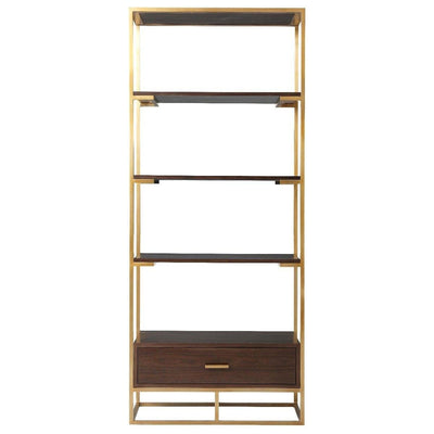 Theodore Alexander Living Ta Studio Etagere Fisher in Brass House of Isabella UK