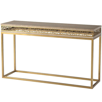 Theodore Alexander Living Ta Studio Frenzy Console Table in Sycamore House of Isabella UK